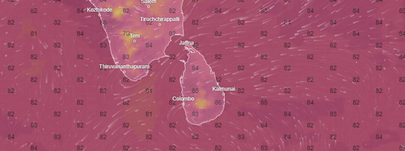 Showers Expected in Several Provinces